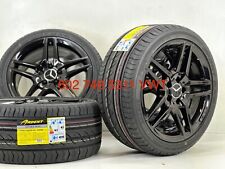 18 Wheels Rims Tires Fit Amg S63 Mercedes Benz E Class S Class Black Rims 5x112