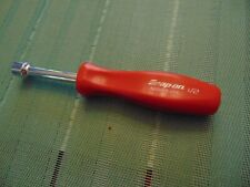 Snap-on Tools Usa New Red 12 Sae 6 Point Hard Handle Nut Driver Ndd116b