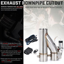 3 76mm Exhaust Control Dual Valve Electric Y Pipe W Remote Kit