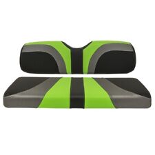 Blade Golf Cart Rear Seat Covers For Genesis 250300 - Lime Greencharcoalblack