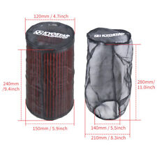 9inch Air Filter Sock Cover For Car Cold Air Intake Filter Cover Wrap Dustproof