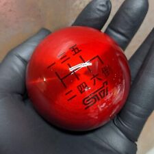 Ssco Candy Red For Sti Japanese Sr 610 Grams Weighted Shift Knob 12x1.25mm V3