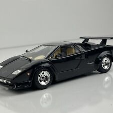 Burago 1988 Lamborghini Countach 124 Scale Diecast Car Black
