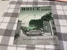 1952 Buick Intro Magazine Roadmaster Convertible Riviera Special Super Original