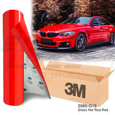 3m Gloss Hot Rod Red Vinyl Wrap Car Sticker Film Decal Bubble Free 60 Roll