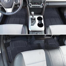 Rubber Liner For Chevrolet Equinox Floor Mats Black 3 Pc Semi Custom Fit