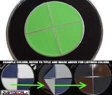 Lime Green Vinyl Sticker Overlay Complete Set Hood Trunk Rim Fits Bmw Emblems