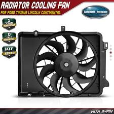Radiator Fan Assembly For Ford Taurus 1990-1995 Lincoln Continental 1990-1994