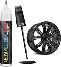 Gloss Black Wheel Rim Touch Up Paint Repair Kit Universal For Car Chips Nicks