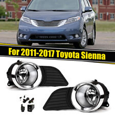 For 2011-2017 Toyota Sienna Le Xle Front Bumper Fog Lights Lamps Wwiringcover
