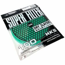 Hks Super Power Flow Intake Replacement Filter Element 150mm Green Dry 3-layer