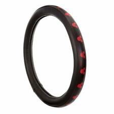 Jdm Disney Mickey Mouse Steering Wheel Cover Car Accessory Black Red Wd-396
