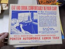 Antique Nos Rare 1930s-1950s Auto Truck Snack Tray Accessory Chevy Ford Mopar Gm