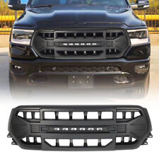 Front Grille Armor Grill Wled Off-road Lights For 2019-2023 Dodge Ram 1500