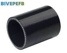 3 Inch Id76mm Straight Silicone Hose Coupler Turbo Intercooler Pipe Black