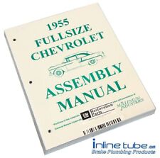1955 Chevrolet Chevy Bel Air Factory Assembly Rebuild Instruction Manual Book