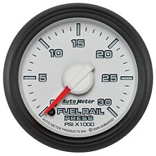 Auto Meter 8586 Factory Match Diesel Fuel Rail Pressure Gauge 2 116 White