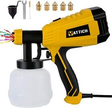 Yattich Paint Sprayer High Power Hvlp Spray Gun With 5 Copper Nozzles 3 Patt