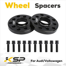 2 20mm 5x100 5x112 Hubcentric Wheel Spacers For Vw Jetta Audi 57.1mm Bore