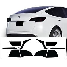 Fits 2020-2023 Tesla Model Y Tail Light Tint Rear Vinyl Smoke Black Out Decals