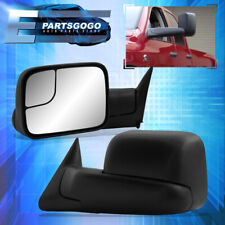 For 94-01 Dodge Ram 1500 Manual Telescoping Extendable Flip Up Side Tow Mirrors