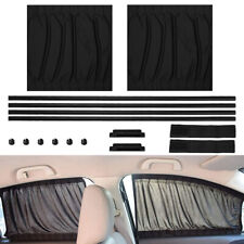 Car Sun Shade Side Window Curtain Auto Foldable Uv Protection Accessories Set