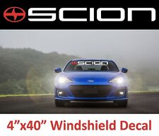 Scion Windshield Logo Banner Decal 40 Sticker Racing Xb Tc Iq Xd Sport Turbo