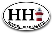 Hilton Head Island Lighthouse Oval Decal Sticker Yeti Tumbler Super Hi Quality