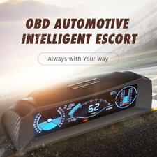 Obd2 Lcd Car Head Up Display Speedometer Smart Slope Meter Inclinometer Compass