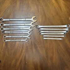 Vintage Lot Of 12 Different Craftsman Wrenches Forged In Usa