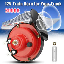 12v 300db Super Loud Train Horn Waterproof Motorcycle Car Truck Suv Boat Red