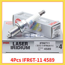 4pcs Ngk Laser Iridium Spark Plug Ifr6t-11 4589 For Lexus Scion Toyota Audi