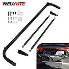 48 Steel Harness Bar Racing Seats Safety Seat Belt Black Roll Rod Bar Stainless