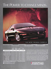 1994 Pontiac Firebird Formula Genuine Vintage Ad Msrp 17995 Free Shipping