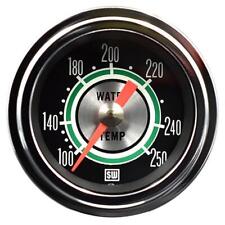 Stewart Warner Green Line Mechanical Water Temperature Gauge 2 116 Dia 361at72