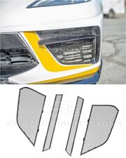 For 20-up Corvette C8 Painted Black Front Radiator Mesh Grille Insert Covers
