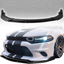 Matte Black Front Bumper Splitter Spoiler Lip For Dodge Charger 15-21 Srt-style