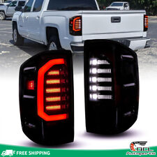 Full Led Tail Lights Brake Lamps For 2014-2018 Chevy Silverado 1500 2500 3500