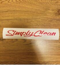 Pink Jdm Simply Clean Stickers Decal 8.5 In