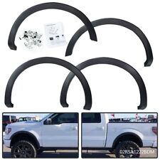 Fit For 2009-14 Ford F150 Replacement Fender Flares Wheel Protector Matte Black