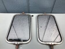 Vintage Ford Truck Side View Mirrors Stainless Steel Towing West Coast Oem Rare