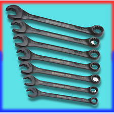 X6 Metric Ratcheting Open End Combination Wrench Set With Storage Rack 7-piece