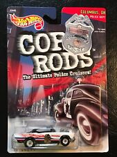 1999 Hot Wheels Cop Rods 57 Chevy Bel Air Columbusoh Police Dept. Real Riders
