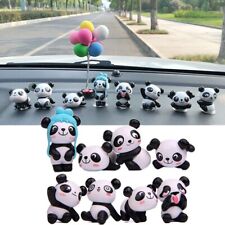 Accessories Panda Car Decor Replacement Resin Cute Dashboard Decoration