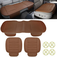 Universal Car Front Rear Seat Cover Protector Leather Mat Pad Back Chair Cushion