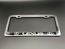 Lexus License Plate Frame Heavy Duty Stainless Steel With Laser Engraved
