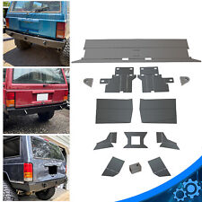 Diy Rear Winch Bumper Bare Plate Fits Jeep Cherokee Xj 1984-2001 Metal New