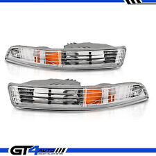 For 1994-1997 1995 1996 Acura Integra Amber Parking Signal Lights Bumper Lamps