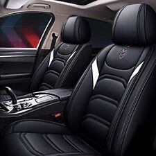 Car Seat Covers 2-seats Front For Bmw Leather Protection Cushion Mh73 Black
