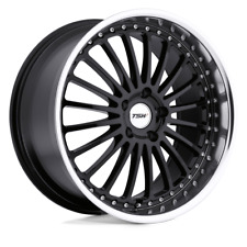 20 Inch Black Wheels Rims Tsw Silverstone 5x114.3 Fits Nissan Maxima Altima New